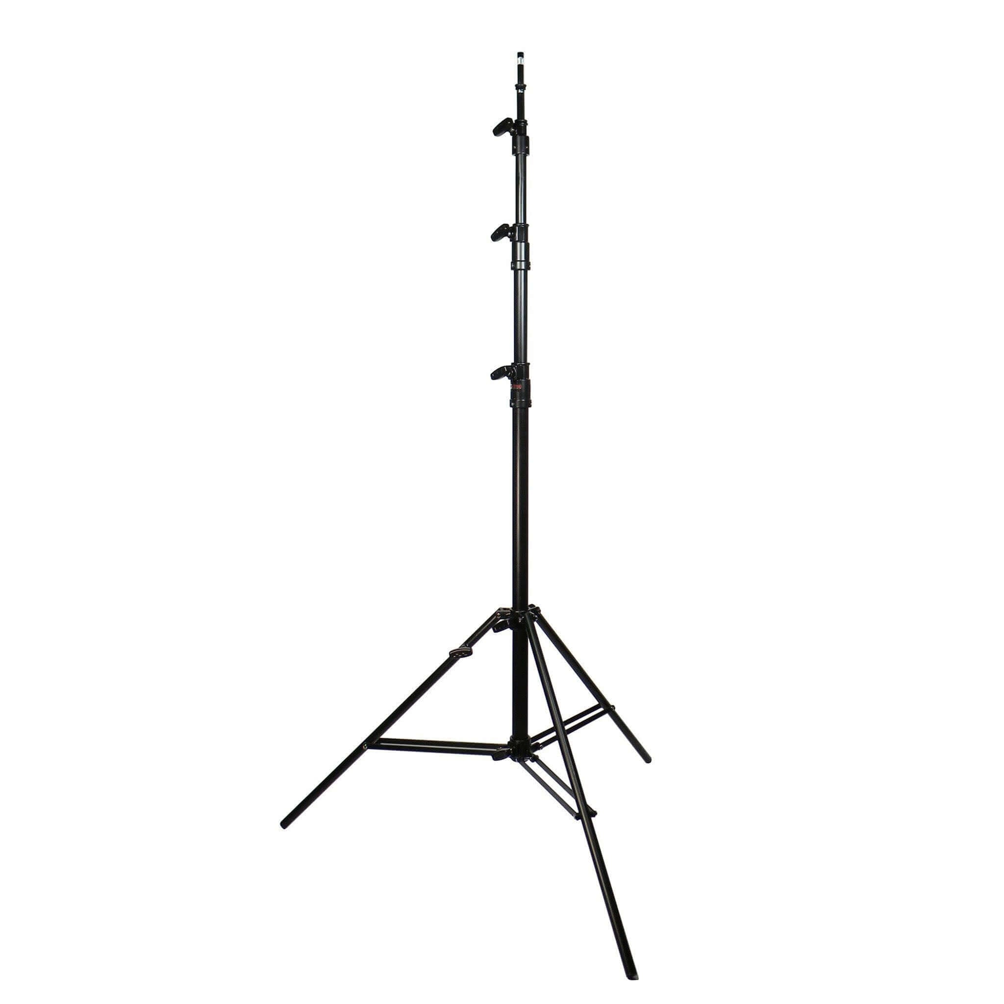 Lightweight aluminum baby stand for LED and fluorescent fixtures